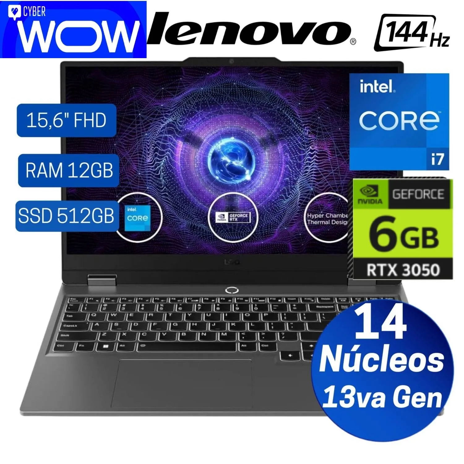 Notebook Lenovo LOQ 15IRX9
